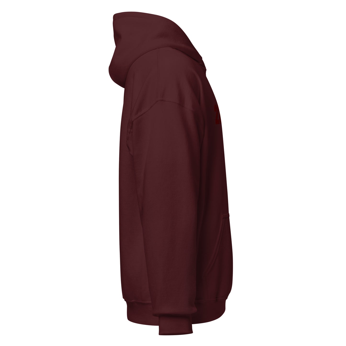Essentials - 2290 - bordeaux geborduurd