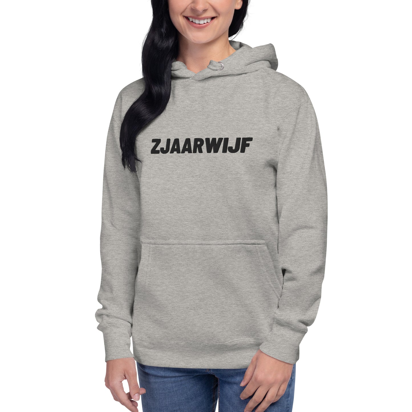 Premium hoodie - zjaarwijf - zwart