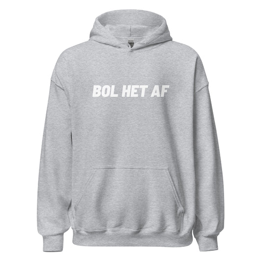 Essentials hoodie - bol het af - geprint